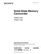 Sony PMW-100 Operating Instructions Manual