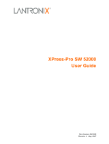 Lantronix XPress-Pro SW User manual