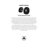 JL Audio 10TW3-D4 Owner's manual