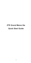 ZTE Grand Memo lite User manual