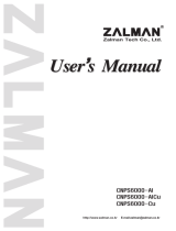 ZALMAN CNPS6000-AlCu User manual