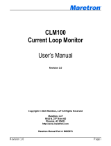 Maretron CLM100 User manual