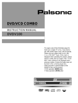 Palsonic DVDV100 Owner's manual