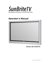 SunBriteTV SB-5565HD User manual