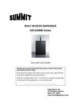 Summit SBC635MBISSHV User manual