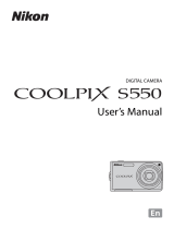 Nikon Coolpix S550 User manual