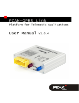 PEAK PCAN-GPRS Link User manual
