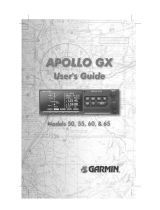 Garmin Apollo GX 55 User manual