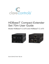 Clare Controls HDBaseT-C.tx70 User manual