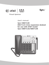AT&T SynJ SB67138 User manual