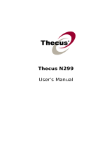 Thecus Technology N299 User manual