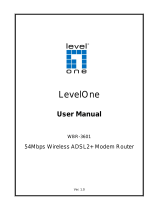 LevelOne WBR-3601 User manual