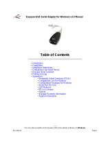 Keyspan USB 4-Port User manual