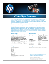 HP V5560u Digital Camcorder Product information