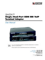 Patton SN-DTA/2BIS4V/EUI User manual
