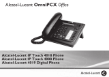 Alcatel-Lucent OmniPCX Office IP Touch 4018 User manual