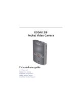 Kodak Z Series User 8796062 - Zi8 Pocket Video Camera Camcorder User manual