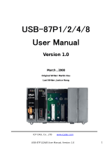 ICP DAS USA USB-87P1 User manual