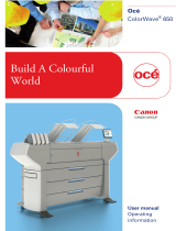 Oce ColorWave 650 User manual