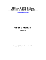 Jaton 3DForceS-128 User manual