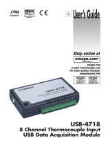 Omega USB-4718 Owner's manual