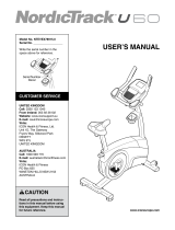 NordicTrack U 60 NTEVEX78915.0 User manual