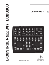 Behringer B-Control Deejay BCD3000 User manual