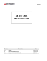 Acrosser Technology AR-ES5430FL Owner's manual