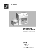 YSI 2300 Stat Plus Owner's manual
