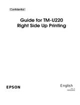Epson TM-U220 User guide
