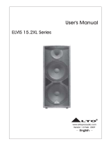 Alto ELVIS15.2XLA User manual