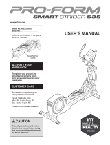 Pro-Form E 5.9 Elliptical User manual