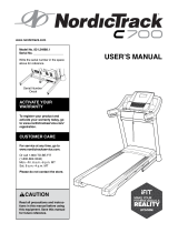 NordicTrack C 700 User manual