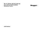 Megger MIT515 User manual