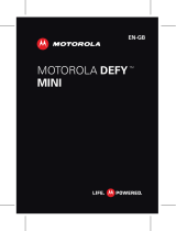 Motorola Defy Mini User manual