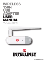Intellinet Wireless 150N USB Adapter User manual