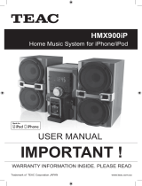 TEAC HMX900iP User manual