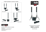 Audiodesign TRIO LA 15 User manual