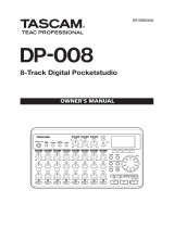 Tascam DP-008 User manual