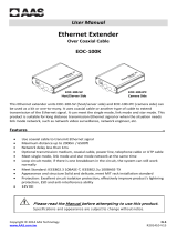 AAS EOC-100K User manual