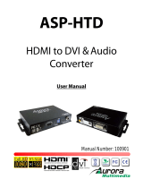 Aurora Multimedia ASP-HTD User manual