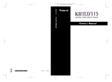 Roland KR-117 User manual