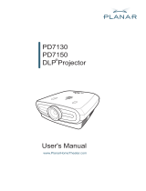 Planar PD7130 / PD7150 User manual