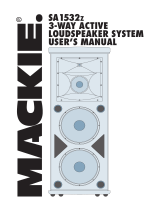 Mackie SA1532Z User manual