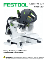 Festool Kapex KS 120 User manual