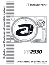 audiophony TT-2930 Owner's manual