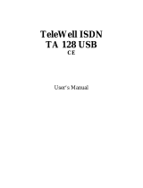 Telewell TA 128 USB User manual