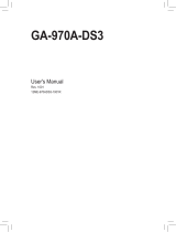 Gigabyte GA-970A-DS3 User manual