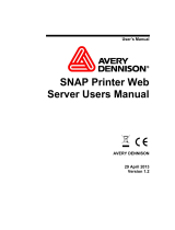 Avery Dennison SNAP 500 Owner's manual