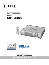 Eiki EIP-D450 User manual